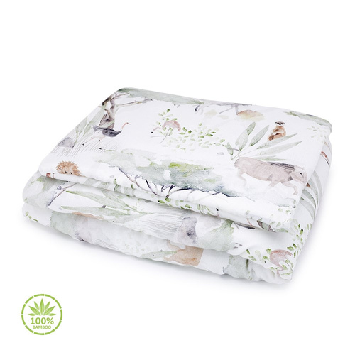 Pościel z wypełnieniem 100% Bamboo Sawanna - Makaszka