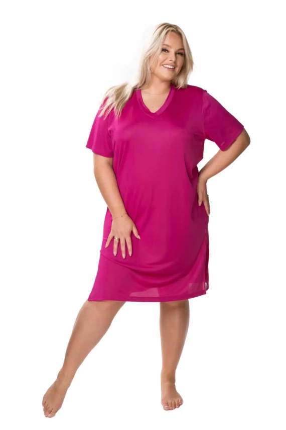 86600 Sporti koszula nocna damska Mewa fuksja