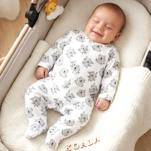 ABN-5206 Pajac niemowlęcy Nini Sweet Koala 100% bawełna organiczna