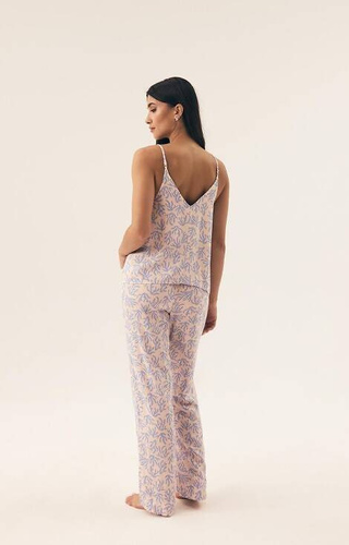 42665 Nadar Piżama Damska Henderson - light blue