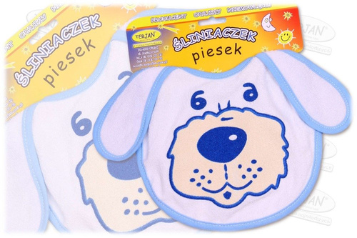 Śliniak piesek TERJAN różowy