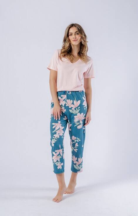 1577 Celeste Piżama damska Leveza- łososiowa