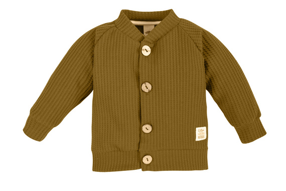 "Natural Waffel" Makoma Bluza golden brown