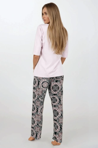 Desert Rose Piżama damska Momenti Per Me pink