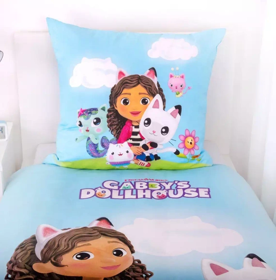 Koci domek Gabi Herding Pościel dziecięca bawełniana