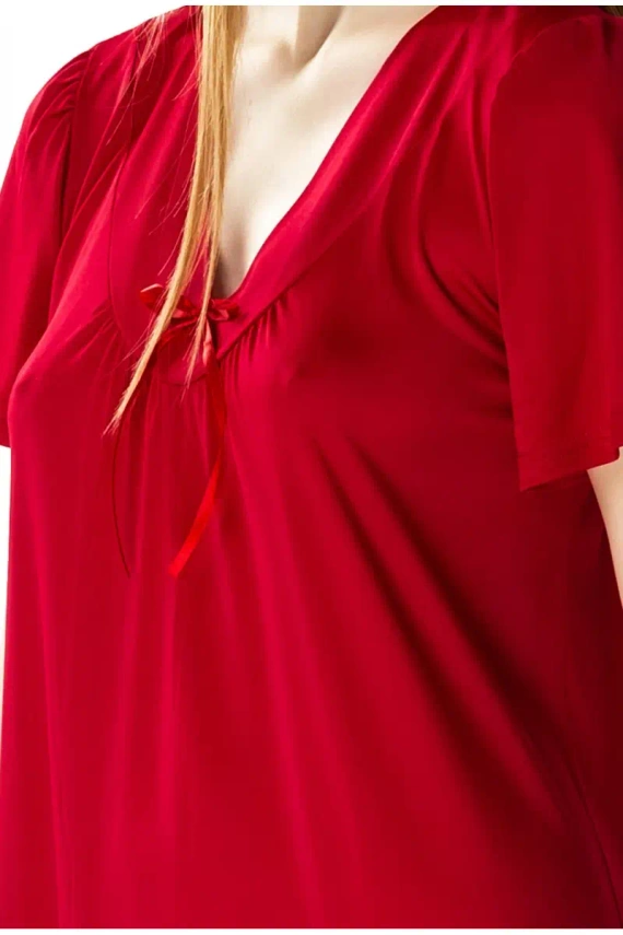 6127 Consuela koszula nocna damska Mewa burgundowy