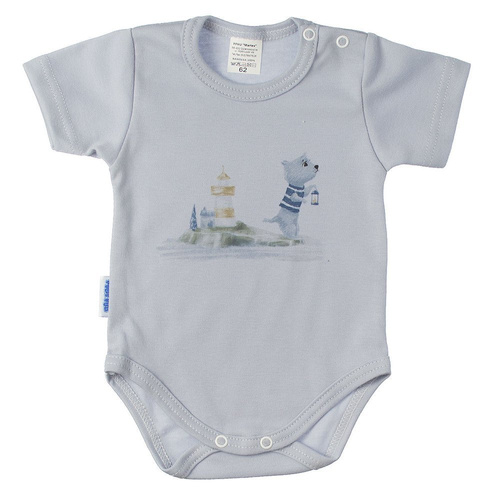 Jednorożec Martex body niemowlęce krótki rękaw różowy