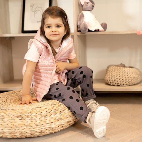 Swan Ewa Klucze Spodnie na gumce - druk grafit 