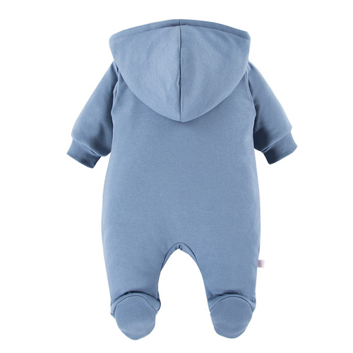 Jump Eevi Dresowy Pajac z kapturem - niebieski