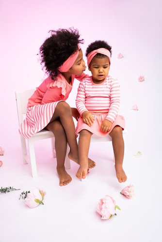 Body z długim rękawem 175103 "Alice" Nicol - koralowy