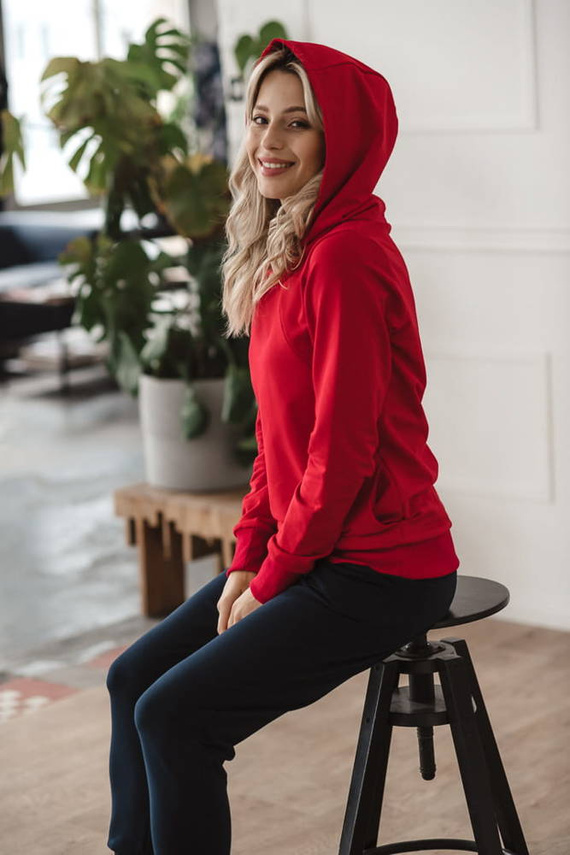 Milk Please Milk&Love bluza do karmienia czerwony