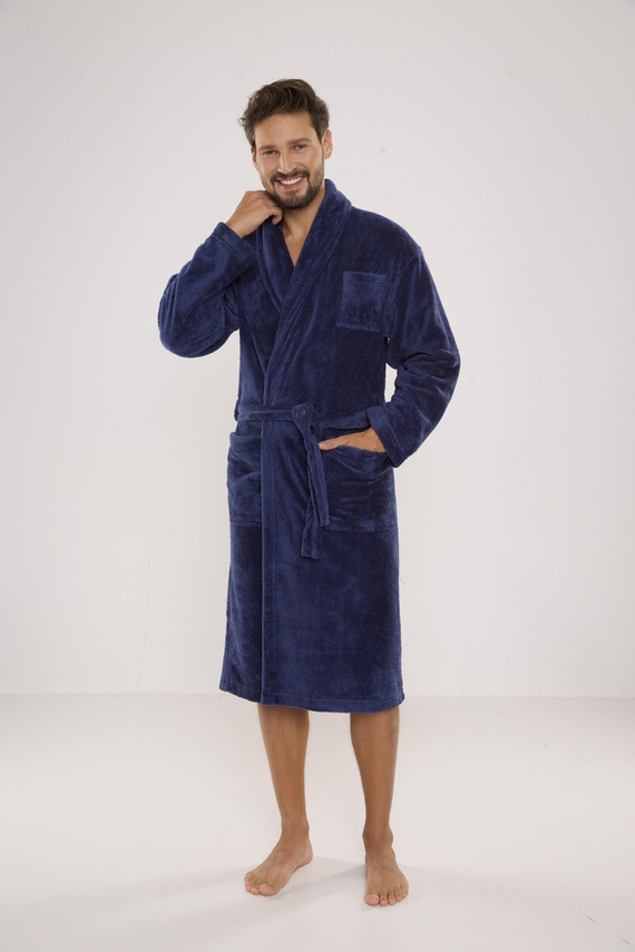 811 Plusz szlafrok męski De Lafense - jeans