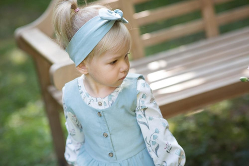 "My Garden" Pinokio Ogrodniczki niemowlęce - mięta