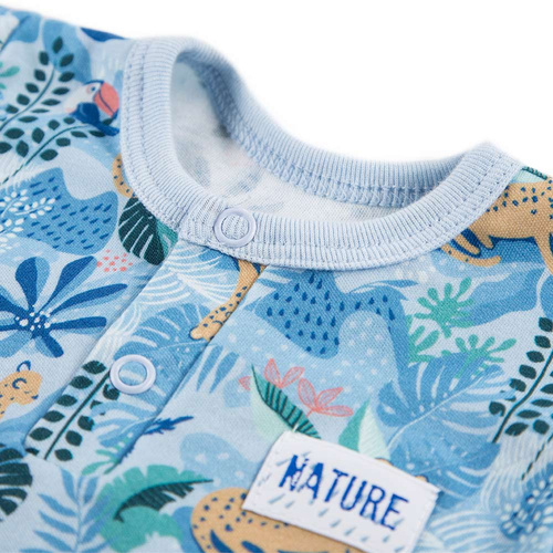 Nature Ewa Klucze Rampers chłopięcy - druk niebieski