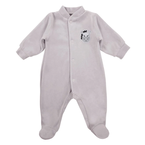 "Baby Love" Ewa Klucze Pajac welurowy z naszywką- beż