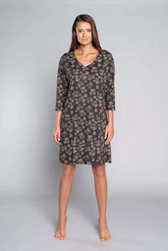 Pinnia koszula damska 3/4 Italia Fashion - druk