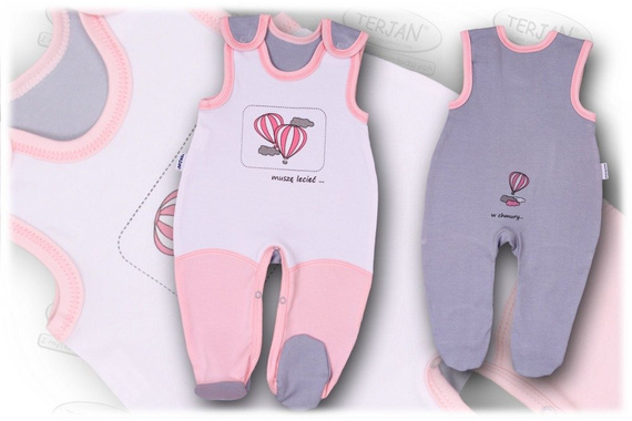 Śpioch bawełniany "BALONIK" łososiowy Terjan