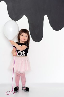 DR 2107 Rajstopy dziewczęce Jagoda Knittex rose