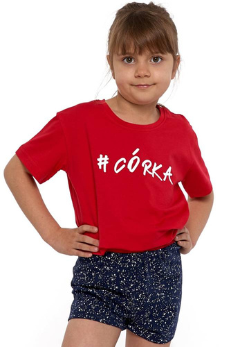 PDZ2800-012 Córka Moraj Piżama dziecięca - czerwony