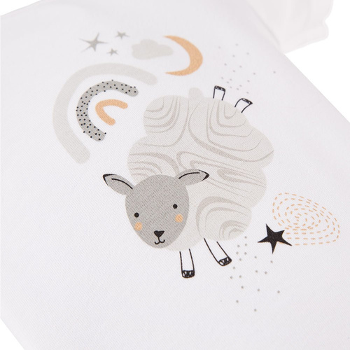 Mellow Ewa Klucze Body z krótkim rękawem - biały 