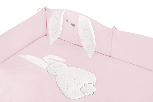 "TUPTUŚ" Pościel 3-elementy Belisima - róż 