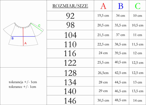 Bluzka z krótkim rękawem 212138 Tola Nicol