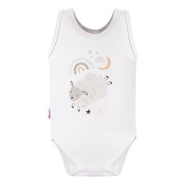 Mellow Ewa Klucze Body na ramiączkach - biały 