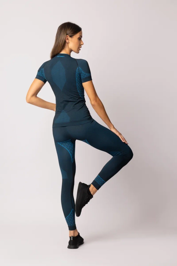 Breeze legginsy damskie Spaio black/blue