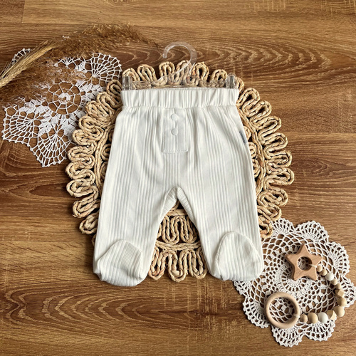 PDGB003 EkoBaby Mamatti Półśpiochy niemowlęce - biały