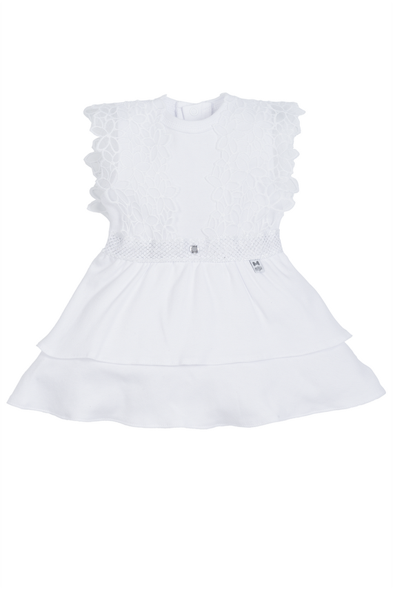 184B Diva Sukienka + bolerko Marija - biały