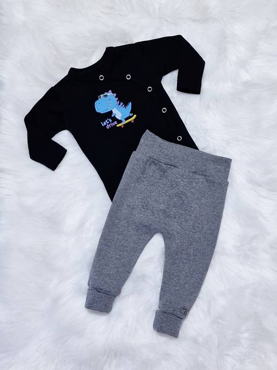 Let's Drive Bambarillo Body z długim rękawem kopertowe czarny