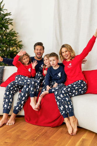 Piżama dziecięca 5264 "Frozen" Unisex Doctor Nap - navy blue