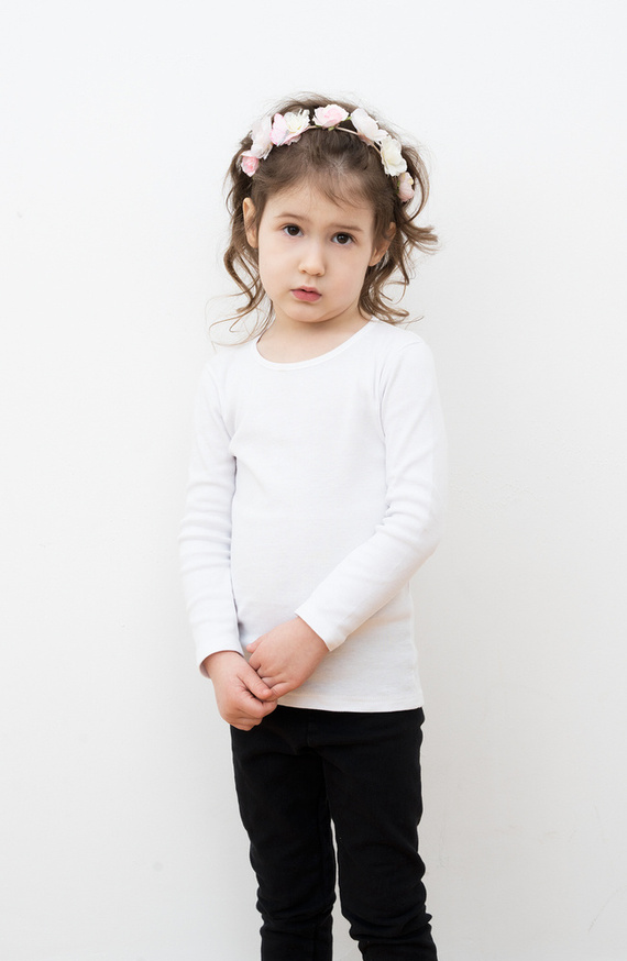 Tosia Italian Fashion podkoszulek dla dziewczynki - biały