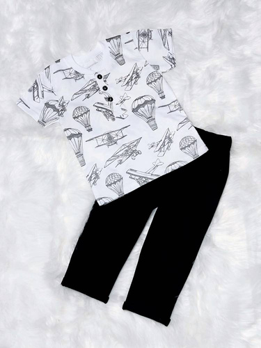 Aviator Bambarillo Koszulka dziecięca krótki rękaw biały