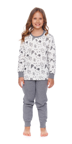 Piżama dziecięca 4548 Unisex Doctor Nap - snowman
