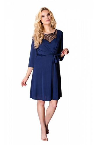 86299 Passion Szlafrok peniuar Mewa turkusowy