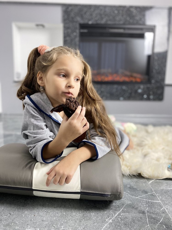 374 / 375 Desiree Szlafrok dziecięcy - szary