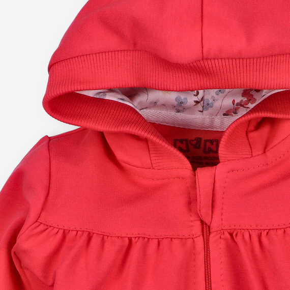 Łąka Bluza dresowa z bawełny organicznej Nini różowy