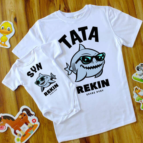 "REKINY grube ryby" Moocha ZESTAW ojciec syn