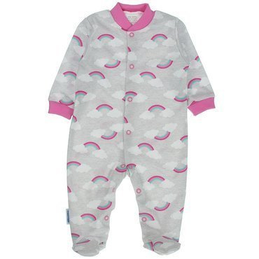 Tęcza Martex pajacyk niemowlęcy szary