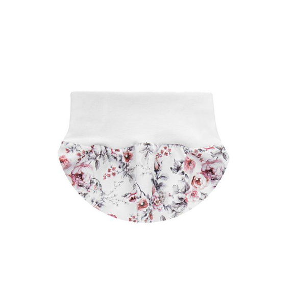 "Rose" Półśpioch bawełniany dla dziewczynki Terjan - white rose