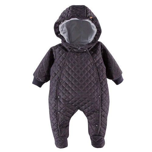 Romb Eevi Kombinezon z kapturem, pikowany -  grafit