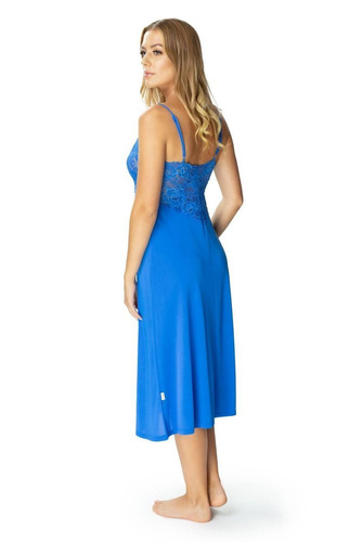 6125 Flamenco koszula nocna damska Mewa szafirowy