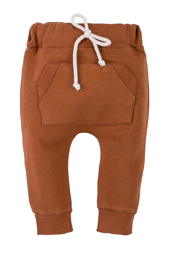 Spodnie eleganckie 2810 Jack Marija - brązowy