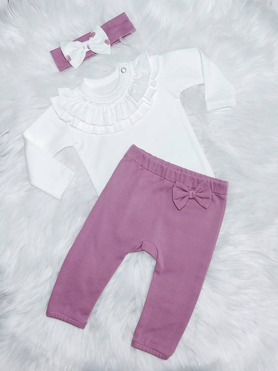 Tosia Bambarillo Spodnie niemowlęce biały