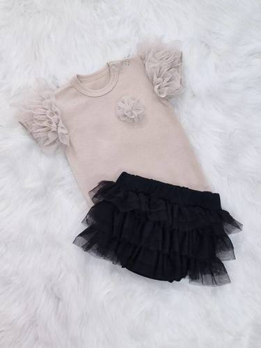 Bloomers Bambarillo ze spódniczką tiulową czarny