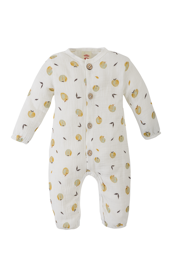 "Apples Muslin" Makoma Pajac muślinowy