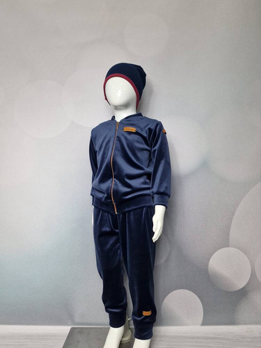 Hand Made dres dziecięcy Bambarillo granatowy