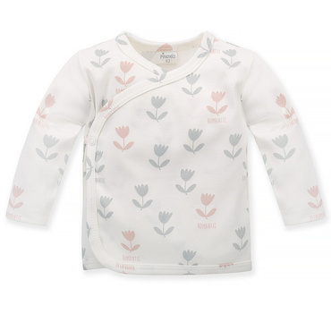 Romantic Pinokio Kaftanik niemowlęcy - ecru druk