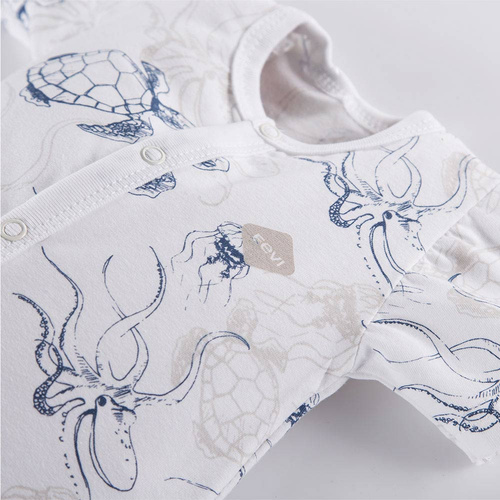 Pacific Eevi Rampers niemowlęcy - biały druk